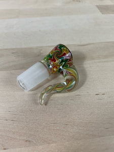 Santa Cruz Glass - 18mm 4-Hole Slide (Multiple Color Options)