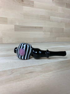 Long Pink Stripe Spoon