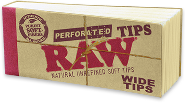 RAW TIPS PERFORATED WIDE