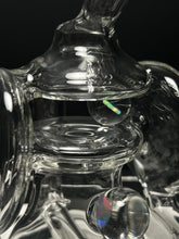 Knuckles Glass Clear Marble Spinner Rig