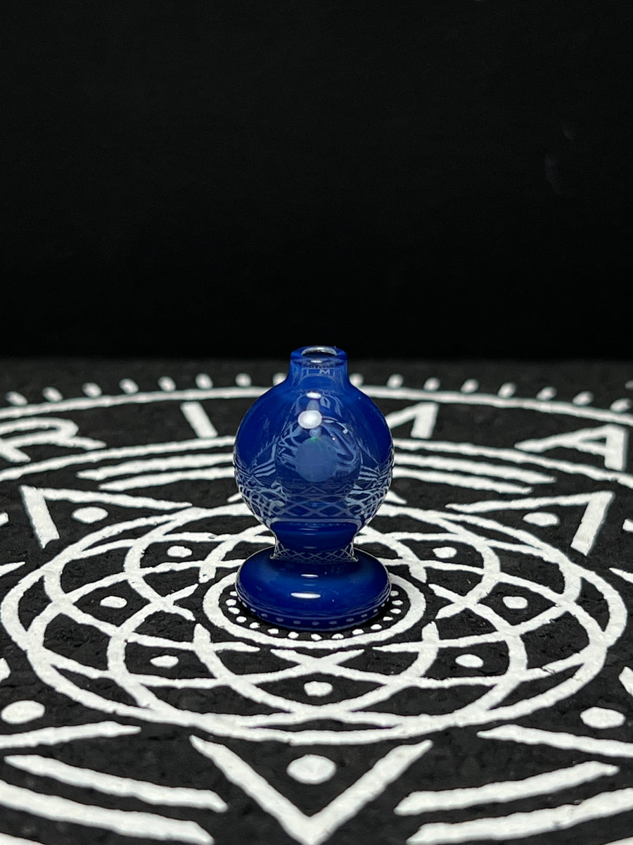Soup Glass Puffco Full Color Opal Bubble Cap (Multiple Styles