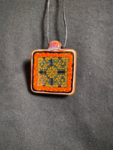 Kaj Beck Murrine Tile Pendant