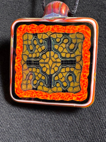 Kaj Beck Murrine Tile Pendant