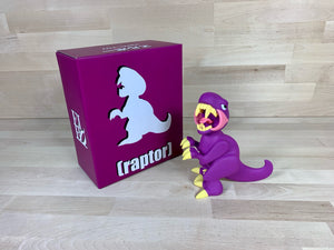 Elbo - 6" Raptor Vinyl Toy (Purple)