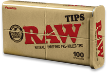 RAW Pre-rolled tips 100pk Tin