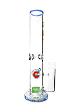 Glass Lab 303 - SM Straight Tube w/ Inline Lace Perc (Multiple Color Options)