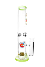 Glass Lab 303 - SM Straight Tube w/ Inline Lace Perc (Multiple Color Options)