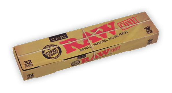 Raw 32pk KS Classic Cone