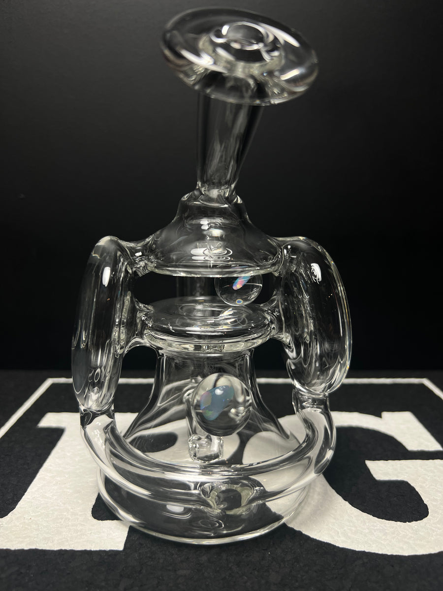 Knuckles Glass Clear Marble Spinner Rig – Primal Glass