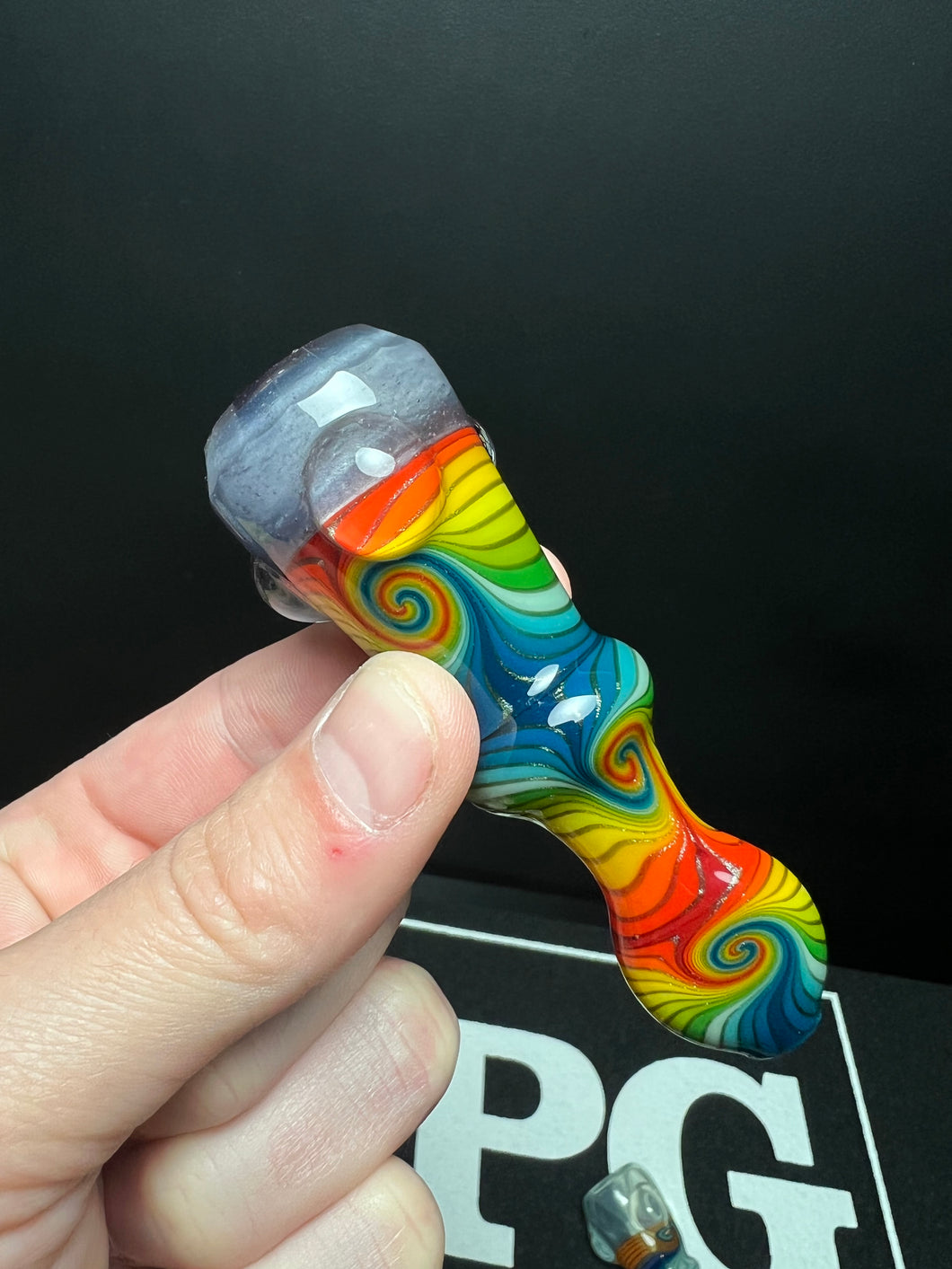 Mitchell Glass Chillum Faceted