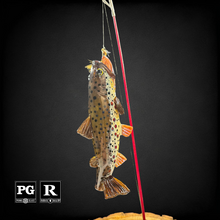 Trapper - Pocket Full Fish Pipe w/ Stand (Brown Trout)