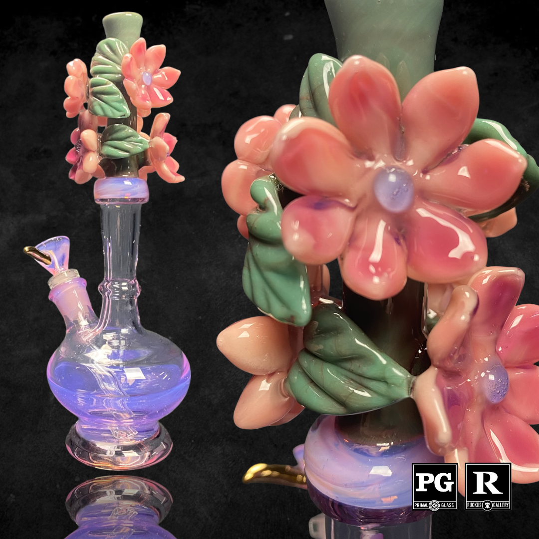 Flowers Rig Sarita Small Flowers in Vase Rig – Primal Glass
