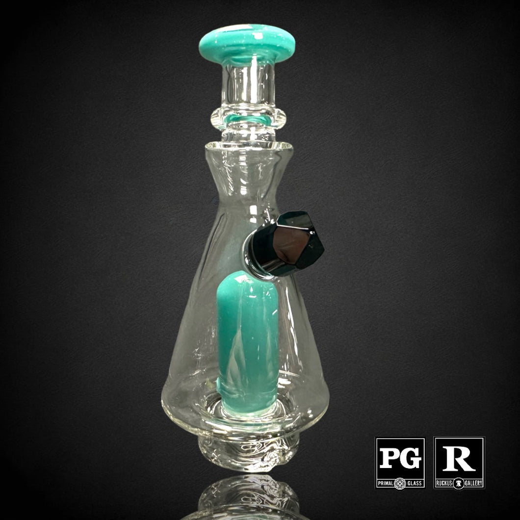 Glass to Mouth -  Clear Peak w/ Facet & Crushed Opal (Multiple Style Options)