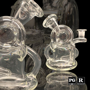 Hallie Cat - Clear "Lil Chonk" 2 Disc 3 Drain Recycler